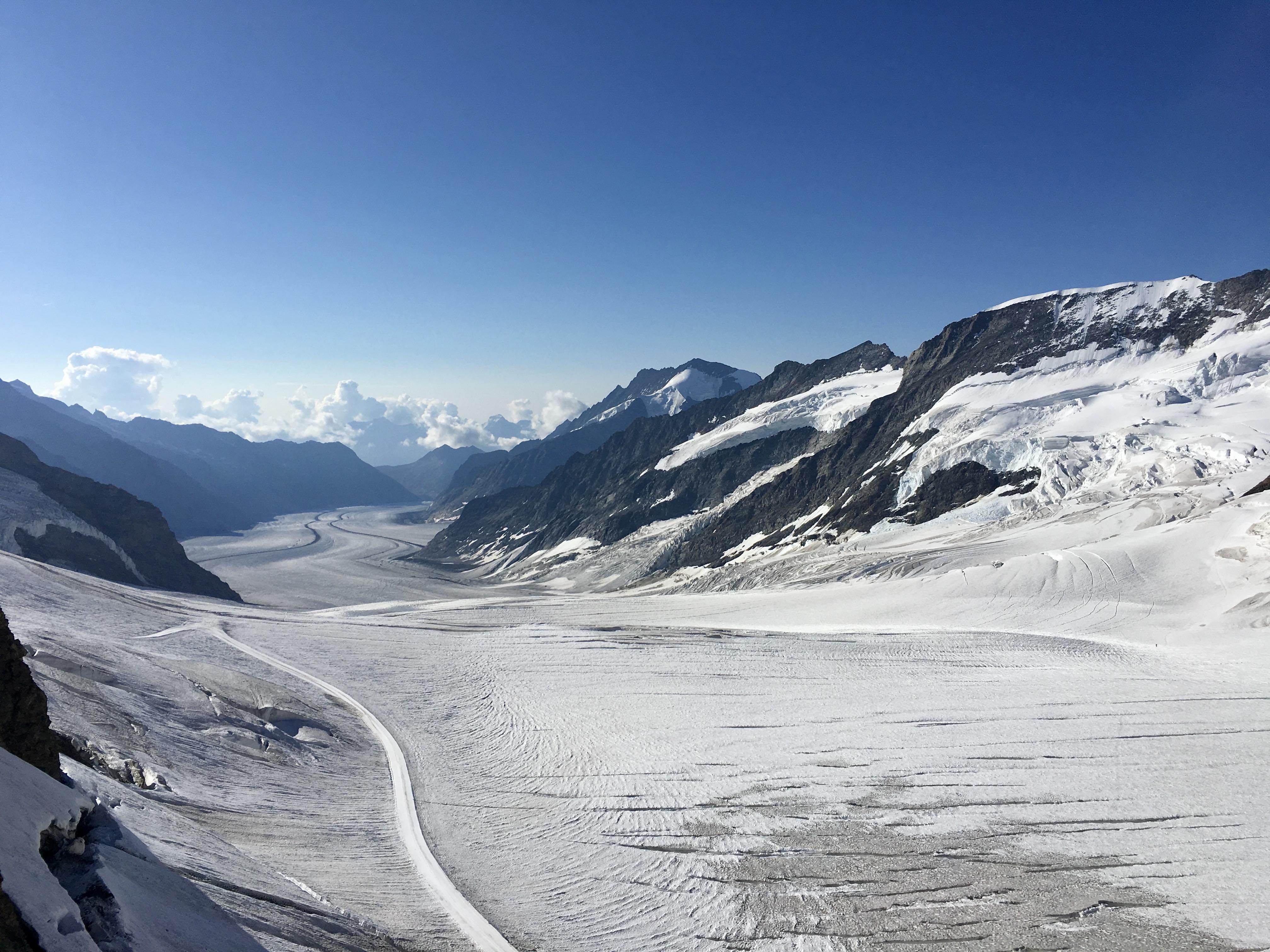 Jungfrau glacier
